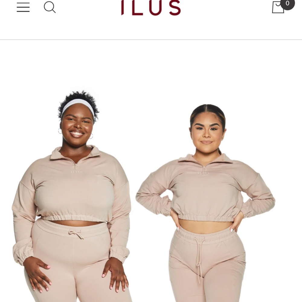 ILUS Beige Cropped Top